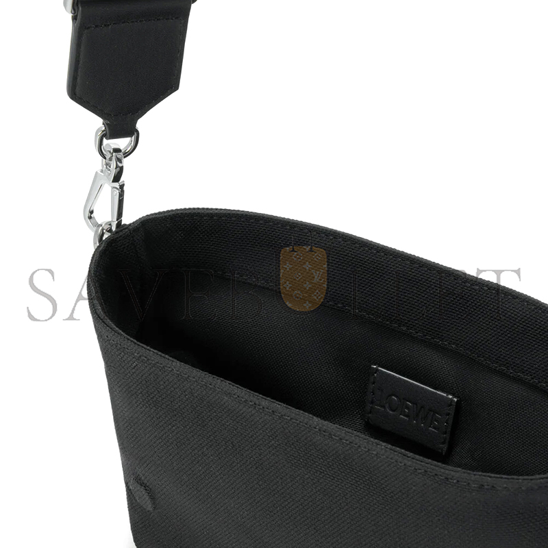 LOEWE MINI FLEX MESSENGER IN CANVAS AND SUEDE CFLXPKPX01 (19*14*5cm)